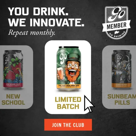 Go Brewing active ad sample